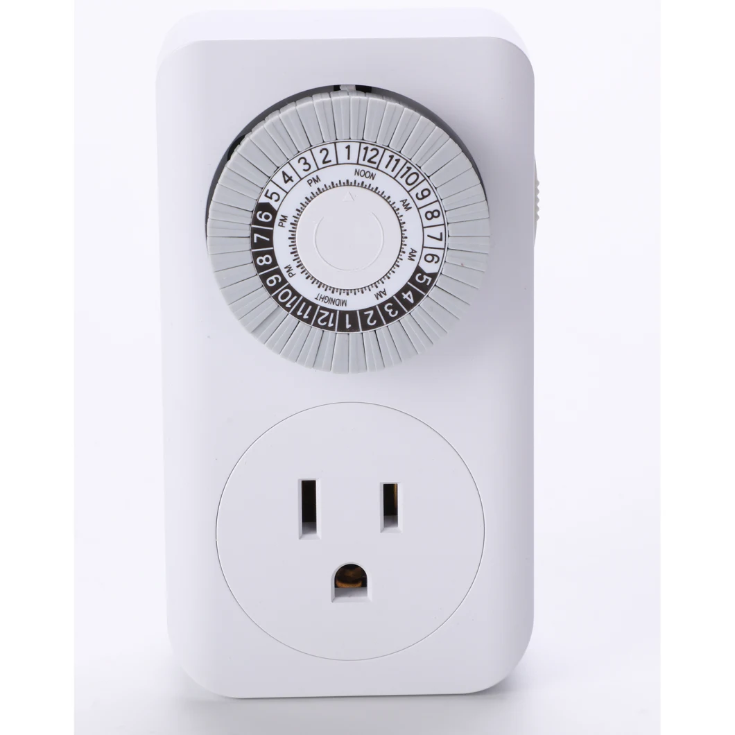 USA 24h Mechanical Timer Swtitch, Daily Timer Socket,