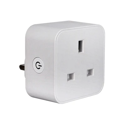 Tuya WiFi Smart Plug Outlet Drahtlose Steckdose mit Power Monitor Vioce Fernbedienung Alexa Google Home Kein Hub erforderlich UK